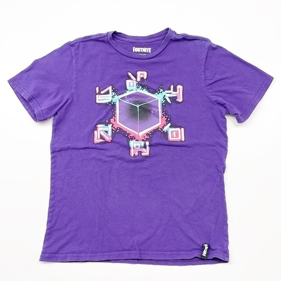 Fortnite purple graphic t-shirt - Picture 1 of 4
